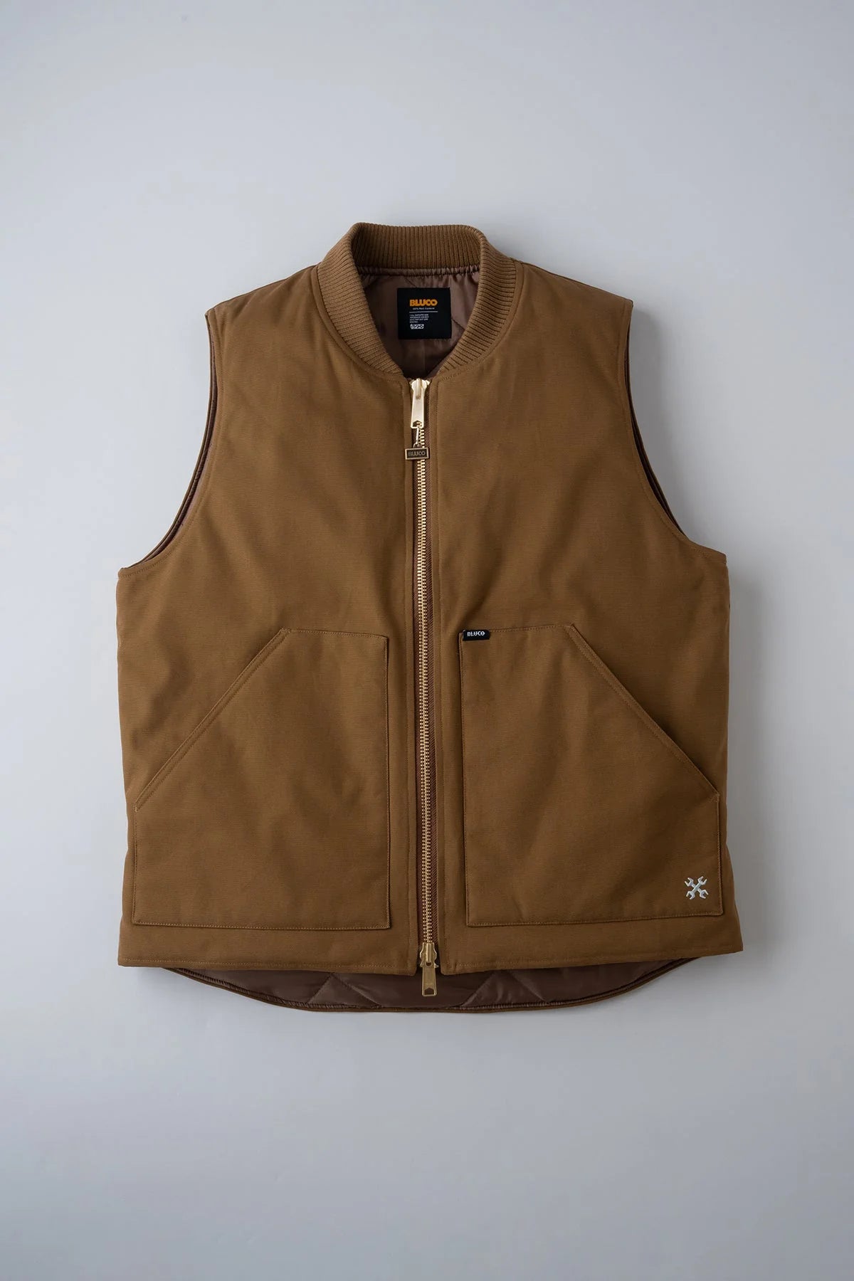BLUCO/ブルコ】RIB COLLAR DUCK VEST – Stroke Clothing