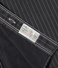 画像をギャラリービューアに読み込む, 【SUGAR CANE/シュガーケーン】FICTION ROMANCE 8.5oz. BLACK WABASH STRIPE WORK SHIRT
