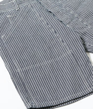 画像をギャラリービューアに読み込む, 【SUGAR CANE/シュガーケーン】FICTION ROMANCE 6oz. INDIGO STRIPE DOUBLE KNEE SHORTS

