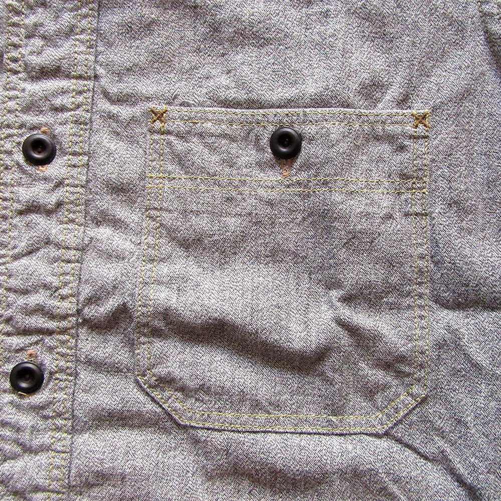 FREEWHEELERS/フリーホイーラーズ】“HEAD MAN” CUT-SLEEVE SHIRT