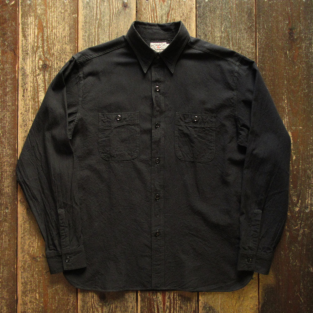 【BUZZ RICKSON'S/バズリクソンズ】 WILLIAM GIBSON COLLECTION BLACK CHAMBRAY WORK SHIRTS