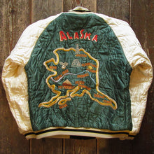 画像をギャラリービューアに読み込む, 【TAILOR TOYO/テーラー東洋】Late 1950s Style Velveteen Souvenir Jacket “POLAR BEAR” × “ALASKA MAP”
