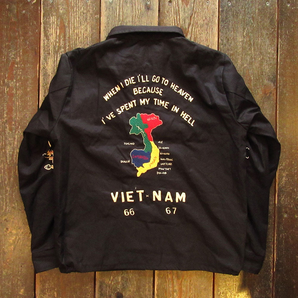 【TAILOR TOYO/テーラー東洋】Mid 1960s Style Cotton Vietnam Jacket “VIETNAM MAP”