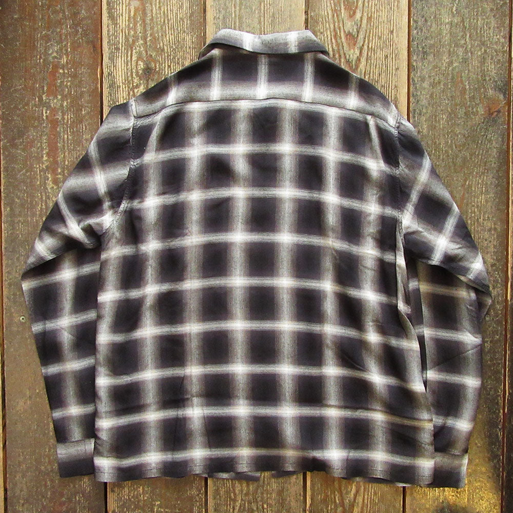 SUGAR CANE OMBRE CHECK OPEN SHIRT 訳あり SUGAR CANE シュガーケーン【SUGAR CANE】COTTON OMBRE CHECK S