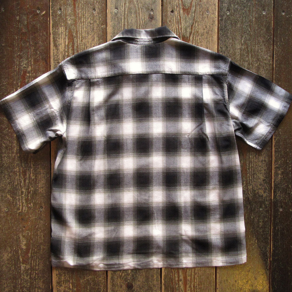 ヒ*キ様 SUGAR CANE OMBRE CHECK OPEN SHIRT X SUGAR CANE/シュガーケーン】RAYON OMBRE CHECK OPEN SHIRT – Stroke