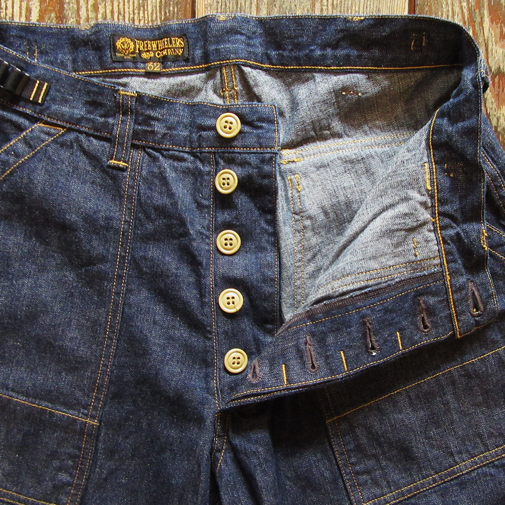 フリーホイーラーズ　サイドワインダー FREEWHEELERS/フリーホイーラーズ】“SIDEWINDER” SHORTS 10.5oz INDIGO