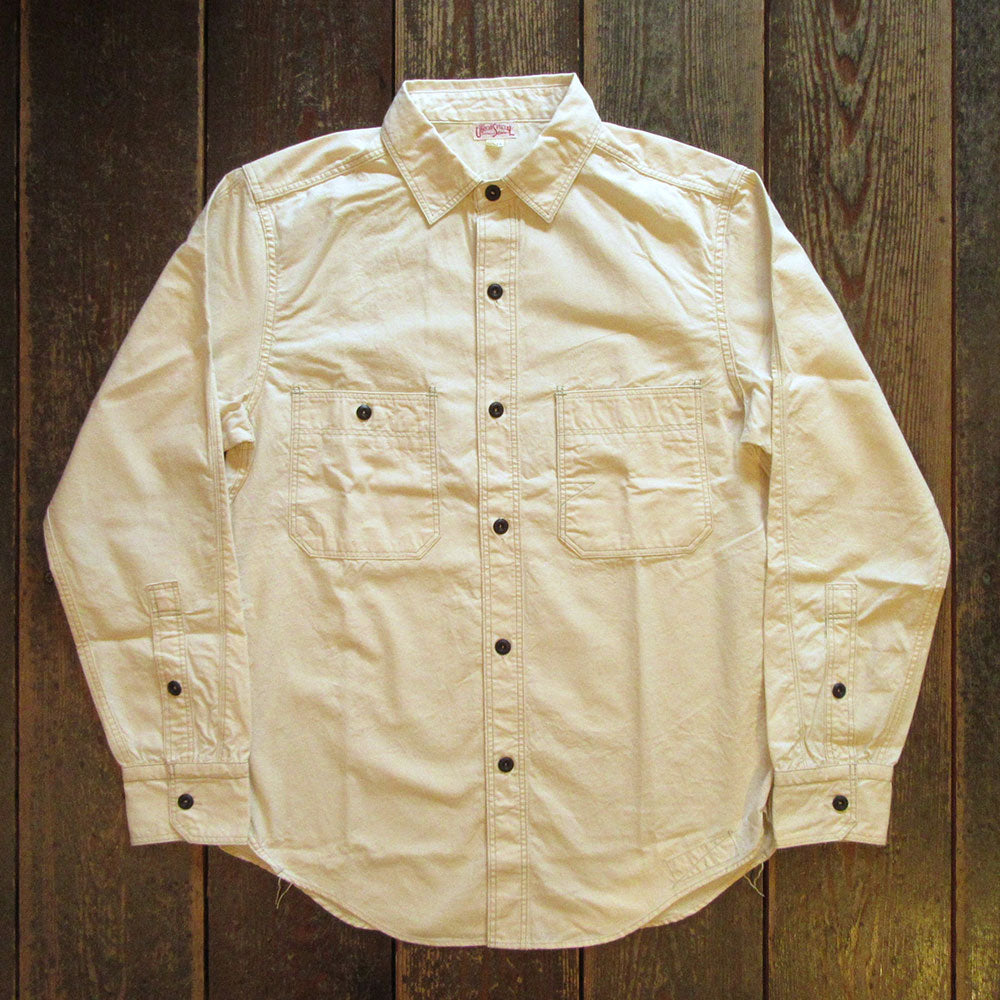 【FREEWHEELERS/フリーホイーラーズ】“DIAMOND CRACKER” RAW WHITE CHAMBRAY