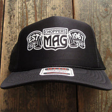 画像をギャラリービューアに読み込む, 【CHOPPERS MAGAZINE】MESH TRUCKER HAT &quot;CHOPPERS BANNER&quot;
