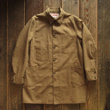 画像をギャラリービューアに読み込む, 【SUGAR CANE/シュガーケーン】 FICTION ROMANCE 10oz. KHAKI DUCK WORK COAT
