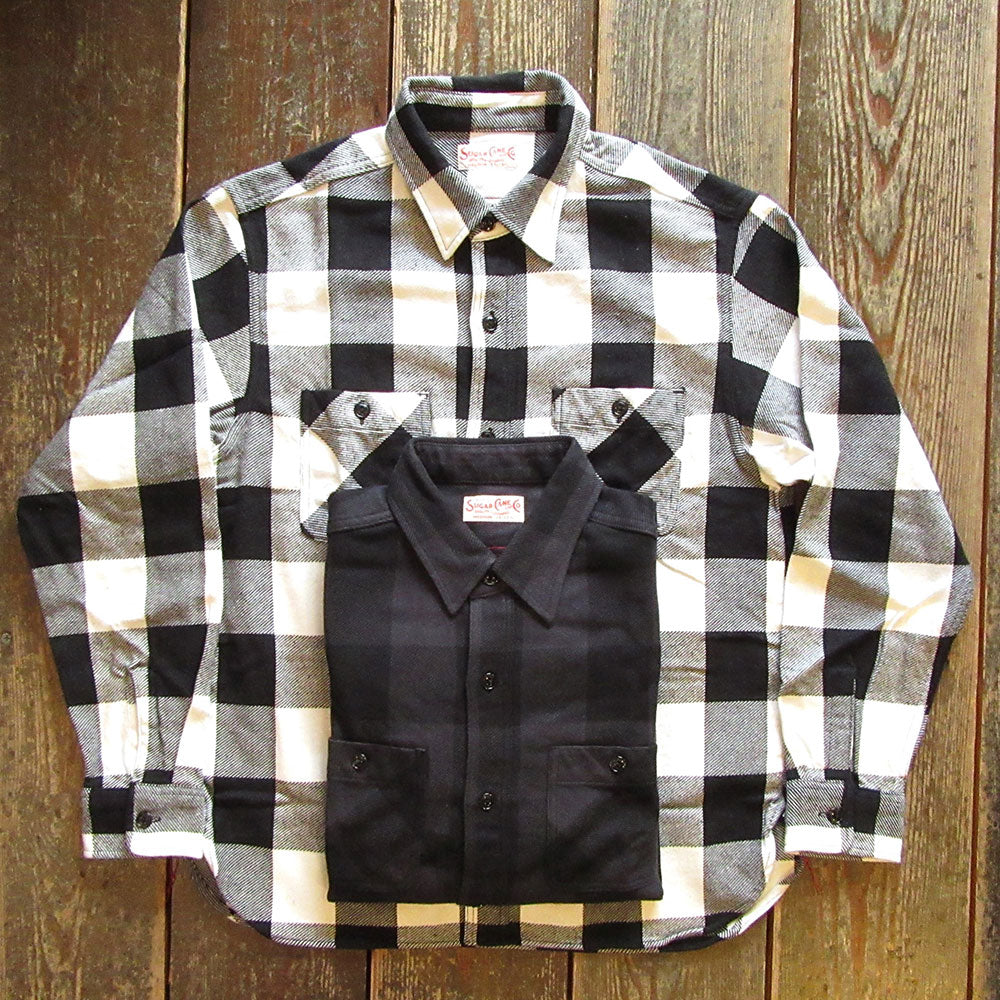 【SUGAR CANE/シュガーケーン】TWILL CHECK WORK SHIRT