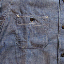 画像をギャラリービューアに読み込む, 【FREEWHEELERS/フリーホイーラーズ】 &quot;Neal&quot; SHIRT INDIGO CHAMBRAY
