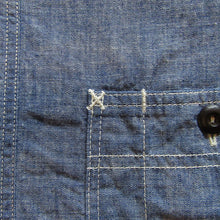 画像をギャラリービューアに読み込む, 【FREEWHEELERS/フリーホイーラーズ】“Neal” SHIRT INDIGO CHAMBRAY
