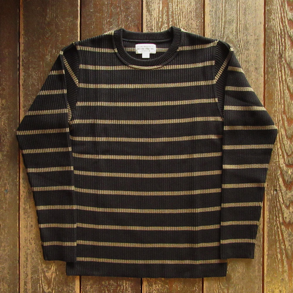 【WESTRIDE/ウエストライド】CLASSIC RIB NARROW BORDER SWEATER