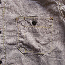 画像をギャラリービューアに読み込む, 【FREEWHEELERS/フリーホイーラーズ】“Neal” SHIRT WHITE PEPPER CHAMBRAY
