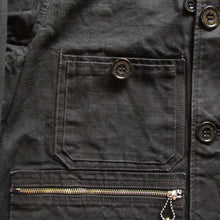 画像をギャラリービューアに読み込む, 【FREEWHEELERS/フリーホイーラーズ】“TIMBER CRUISER” COAT YARN-DYED BLACK
