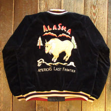 画像をギャラリービューアに読み込む, 【TAILOR TOYO/テーラー東洋】Late 1950s Style Velveteen Souvenir Jacket “MOUNTAIN GOAT” × “ALASKAN FLAG”
