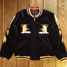 画像をギャラリービューアに読み込む, 【TAILOR TOYO/テーラー東洋】Late 1950s Style Velveteen Souvenir Jacket “MOUNTAIN GOAT” × “ALASKAN FLAG”
