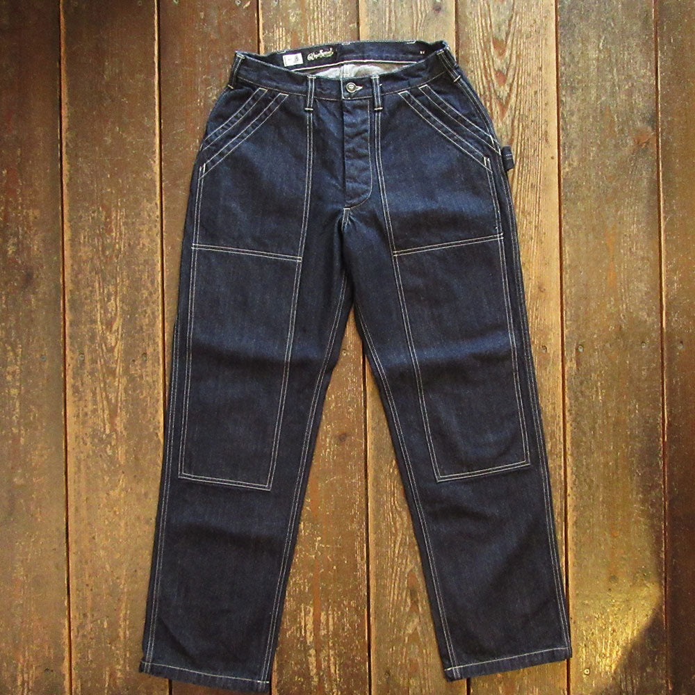 【FREEWHEELERS/フリーホイーラーズ】“CHOPPER BUILDER” WORK TROUSERS 14oz INDIGO DENIM