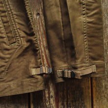 画像をギャラリービューアに読み込む, 【FREEWHEELERS/フリーホイーラーズ】“DECK WORKER JACKET” DARK KHAKI GREEN
