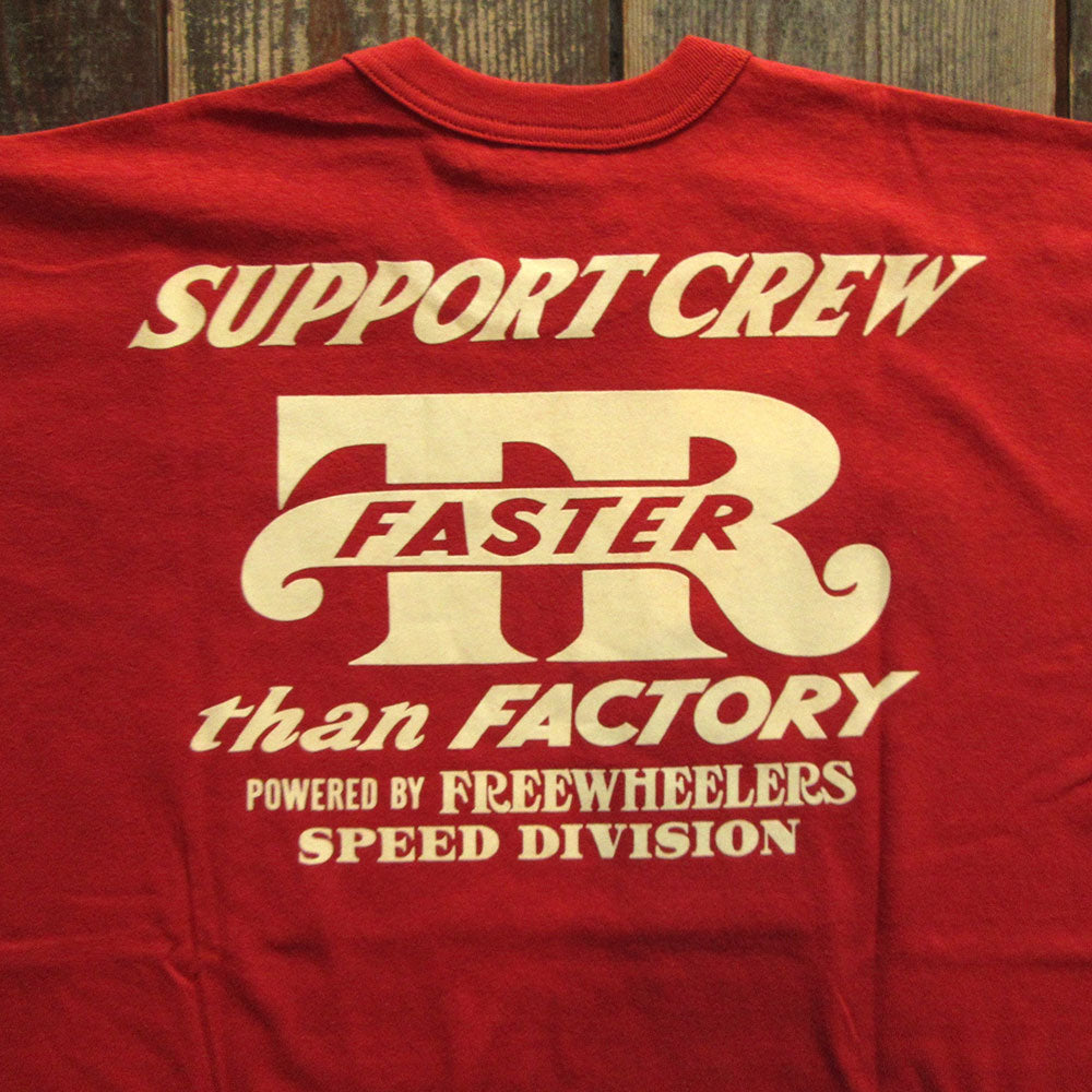 FREEWHEELERS Throttle Racing Tシャツ 38 FREEWHEELERS/フリーホイーラーズ】“Throttle Racing” SUPPORT CREW T