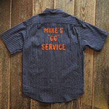 画像をギャラリービューアに読み込む, 【SUGAR CANE/シュガーケーン】COKE STRIPE WORK SHIRT with CHAIN EMBROIDERED
