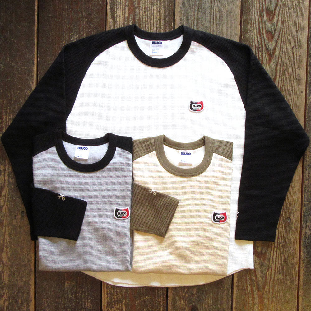 【BLUCO/ブルコ】RAGLAN THERMAL SHIRT -Champ-