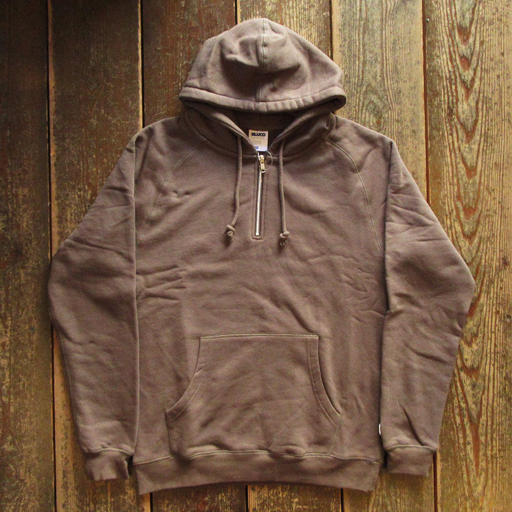 【BLUCO/ブルコ】HEAVY PILE HALF ZIP SWEAT HOODIE