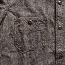 画像をギャラリービューアに読み込む, 【FREEWHEELERS/フリーホイーラーズ】&quot;Neal&quot; SHIRT BLACK PEPPER CHAMBRAY
