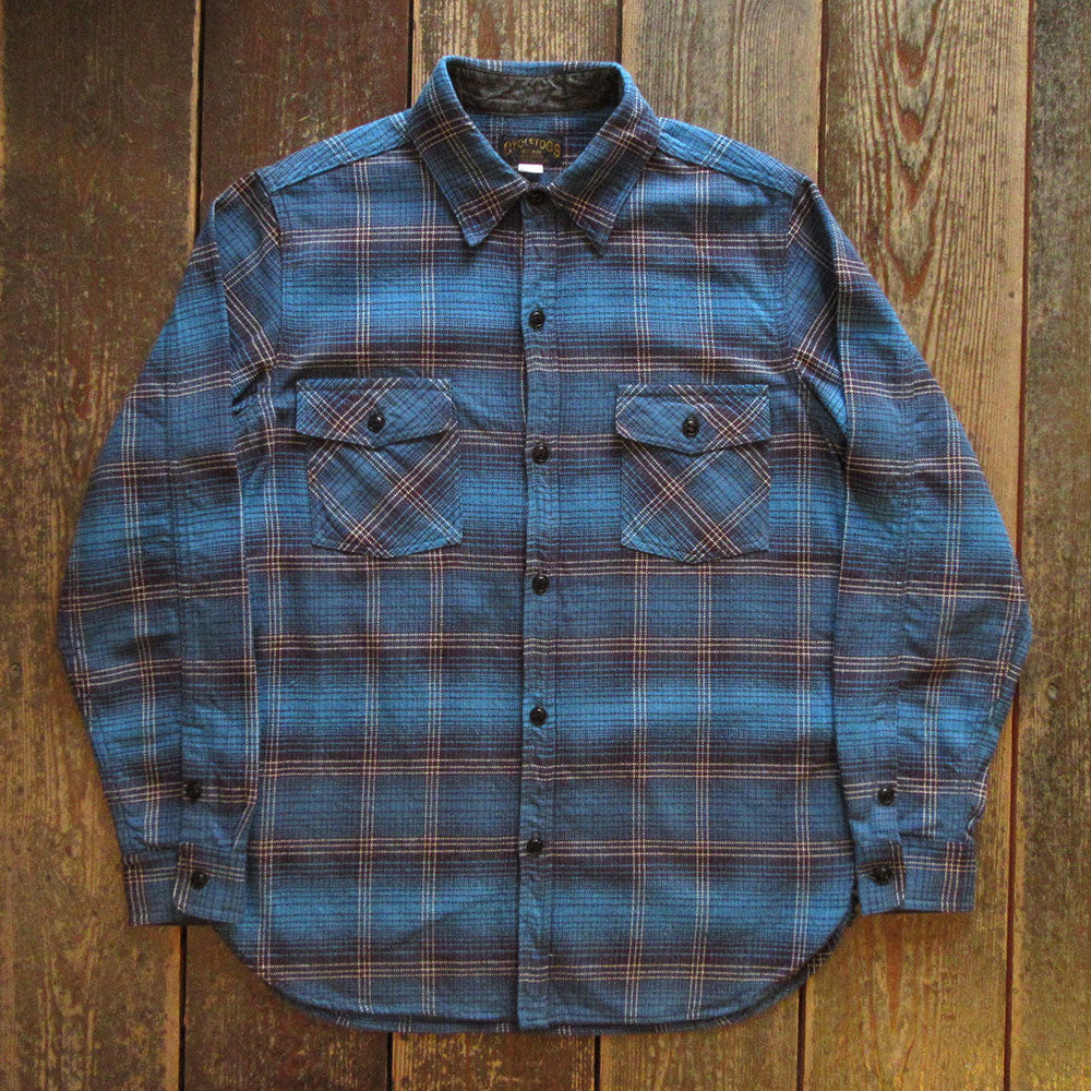 【WESTRIDE/ウエストライド】 HILLBILLY SHIRTS BLUE CHK