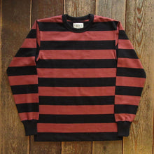 画像をギャラリービューアに読み込む, 【WESTRIDE/ウエストライド】HEAVY BORDER LONG TEE BLK/L.PINK
