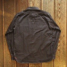 画像をギャラリービューアに読み込む, 【SUGAR CANE/シュガーケーン】FICTION ROMANCE 8.5oz. BLACK WABASH STRIPE WORK SHIRT
