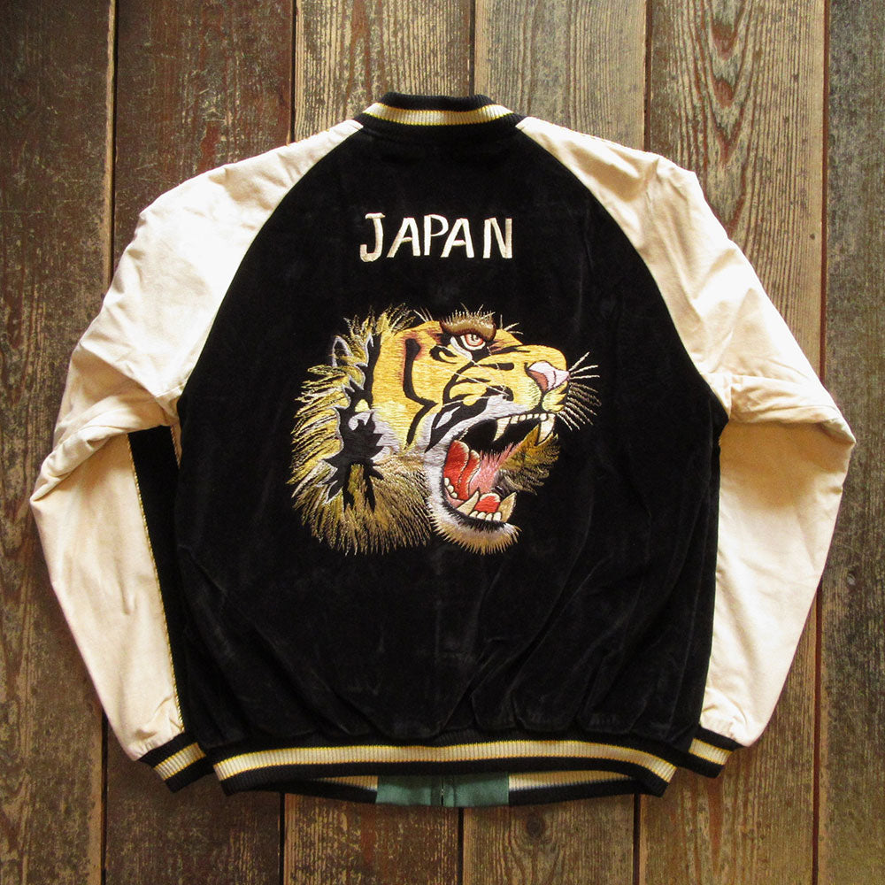 【TAILOR TOYO/テーラー東洋】Mid 1950s Style Velveteen (Two-tone) × Acetate Souvenir Jacket “TIGER HEAD” × “GOLD DRAGON”