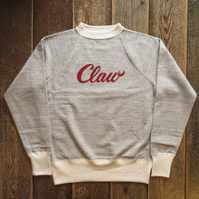 画像をギャラリービューアに読み込む, 【FREEWHEELERS/フリーホイーラーズ】“THE LURE WITH THE CLAW” RAGLAN SLEEVE SWEAT SHIRT MIX GRAY ｘ OATMEAL

