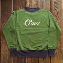 画像をギャラリービューアに読み込む, 【FREEWHEELERS/フリーホイーラーズ】“THE LURE WITH THE CLAW” RAGLAN SLEEVE SWEAT SHIRT YELLOW GREEN ｘ OLD NAVY
