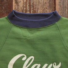 画像をギャラリービューアに読み込む, 【FREEWHEELERS/フリーホイーラーズ】“THE LURE WITH THE CLAW” RAGLAN SLEEVE SWEAT SHIRT YELLOW GREEN ｘ OLD NAVY
