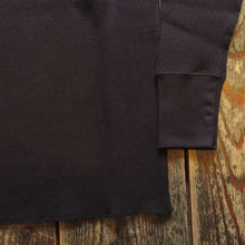 画像をギャラリービューアに読み込む, 【FREEWHEELERS/フリーホイーラーズ】“CREW NECKED THERMAL” LONG SLEEVE SHIRT BLACK
