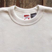 画像をギャラリービューアに読み込む, 【FREEWHEELERS/フリーホイーラーズ】“CREW NECKED THERMAL” LONG SLEEVE SHIRT IVORY
