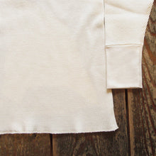 画像をギャラリービューアに読み込む, 【FREEWHEELERS/フリーホイーラーズ】“CREW NECKED THERMAL” LONG SLEEVE SHIRT IVORY
