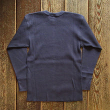 画像をギャラリービューアに読み込む, 【FREEWHEELERS/フリーホイーラーズ】“U.S.N. NAVAL SHIP YARD” CREW NECKED THERMAL LONG SLEEVE SHIRT
