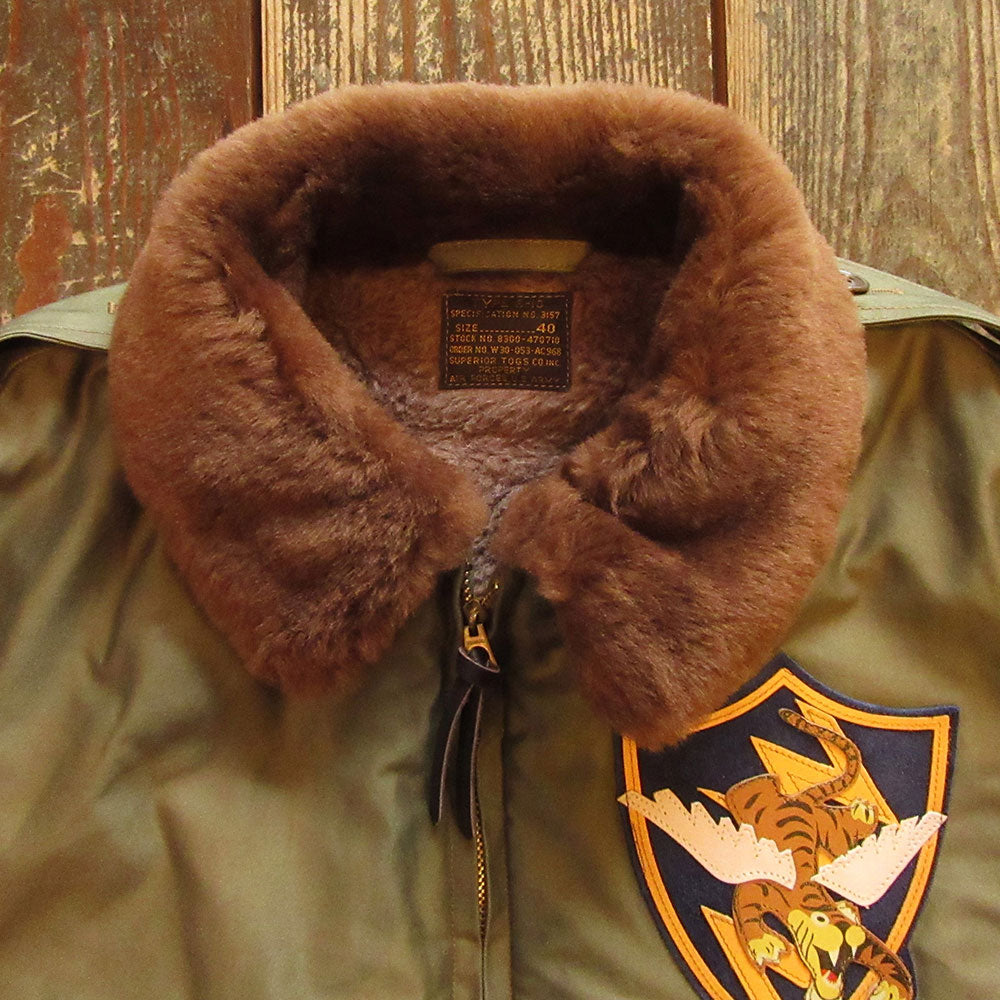 【希少】バズリクソンズ B-10 赤リブ ステンシル FLYING TIGERS BUZZ RICKSON'S/バズリクソンズ】 Type B-10 RED RIB VERSION 