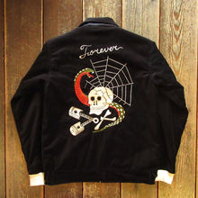 画像をギャラリービューアに読み込む, 【WESTRIDE/ウエストライド】 FOREVER SKULL SOUVENIR JACKET
