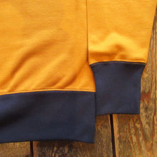 画像をギャラリービューアに読み込む, 【FREEWHEELERS/フリーホイーラーズ】“Devil Dog” DOUBLE V SWEAT SHIRT OLD GOLD ｘ DEEP BLUEBERRY
