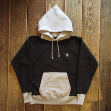 画像をギャラリービューアに読み込む, 【WESTRIDE/ウエストライド】RW 2-TONE HOODIE BLK/H.GRY
