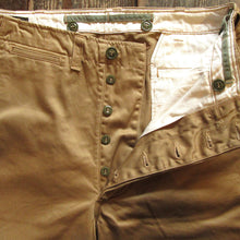 画像をギャラリービューアに読み込む, 【FREEWHEELERS/フリーホイーラーズ】“M-1950” TROUSERS COTTON KHAKI CAMEL
