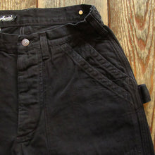 画像をギャラリービューアに読み込む, 【FREEWHEELERS/フリーホイーラーズ】“CHOPPER BUILDER” WORK TROUSERS YARN-DYED RUDE BLACK
