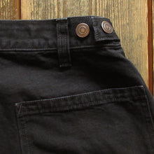 画像をギャラリービューアに読み込む, 【FREEWHEELERS/フリーホイーラーズ】“CHOPPER BUILDER” WORK TROUSERS YARN-DYED RUDE BLACK
