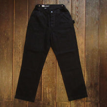 画像をギャラリービューアに読み込む, 【FREEWHEELERS/フリーホイーラーズ】“CHOPPER BUILDER” WORK TROUSERS YARN-DYED RUDE BLACK
