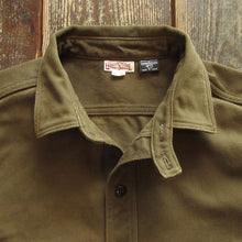 画像をギャラリービューアに読み込む, 【FREEWHEELERS/フリーホイーラーズ】“Gemsa” WORK SHIRT KHAKI OLIVE

