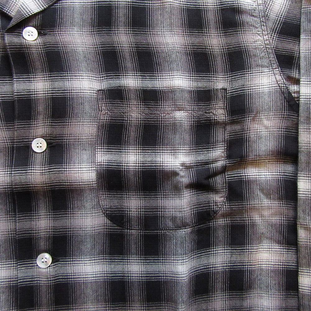 SUGAR CANE/シュガーケーン】RAYON OMBRE CHECK OPEN SHIRT SC29683