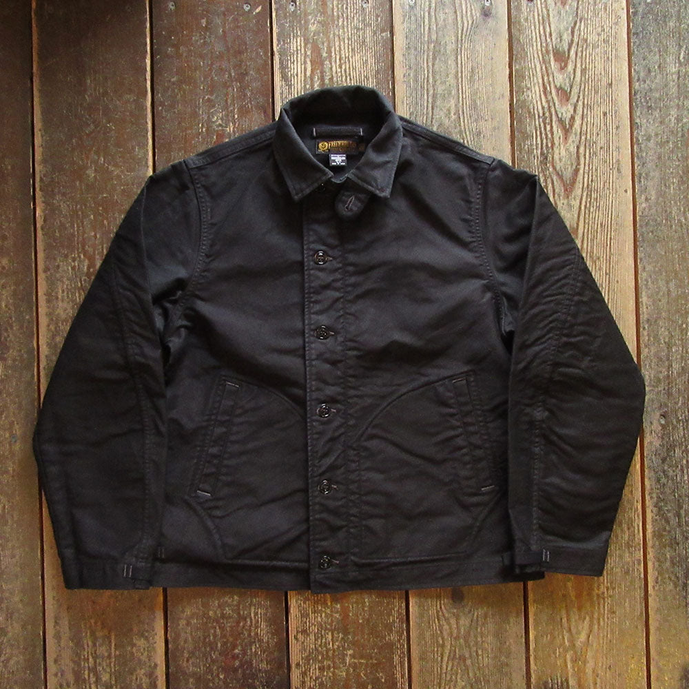 FREEWHEELERS/フリーホイーラーズ】“DECK WORKER JACKET” JET BLACK